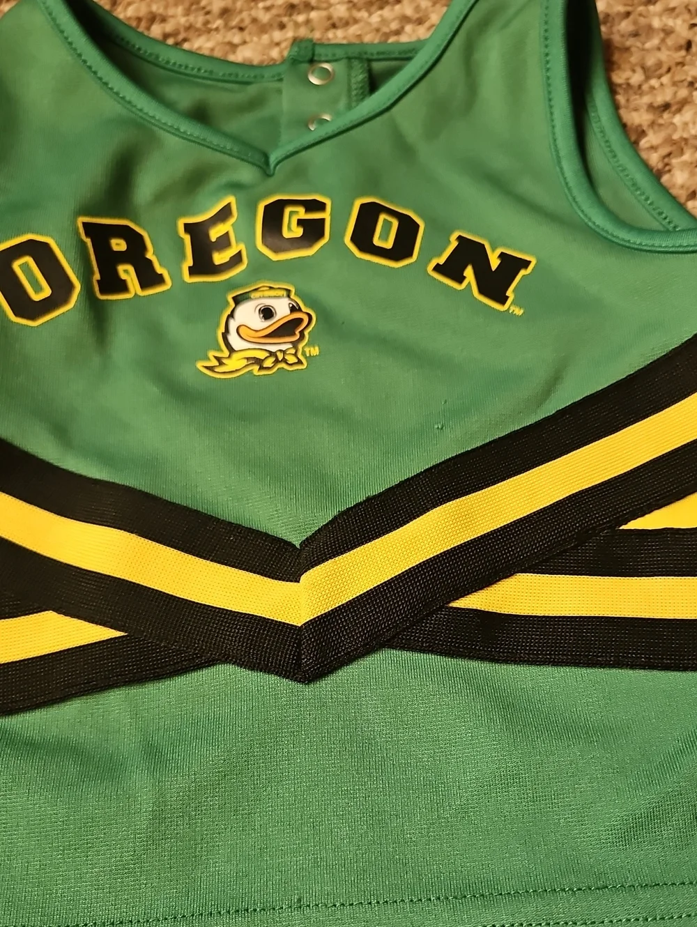 Girls University Of Oregon Ducks Cheer Outfit